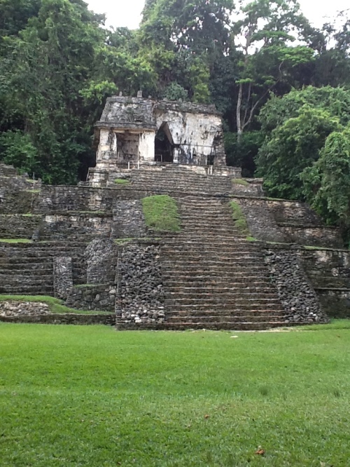 Palenque ruins of the Mayans